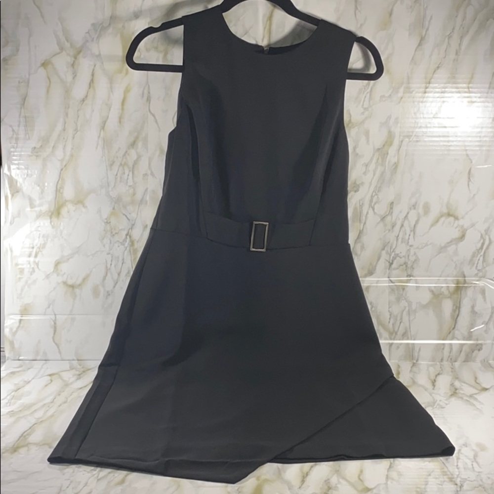 White House Black Market Buckle Accent Dress